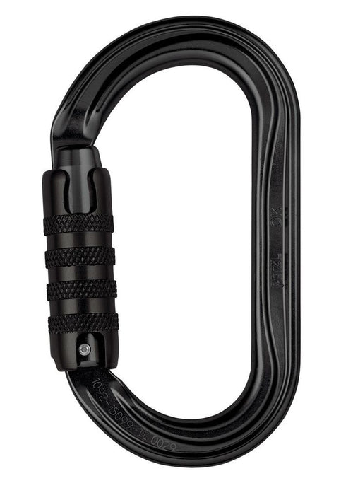 Karabina PETZL OK Triact-Lock schwarz