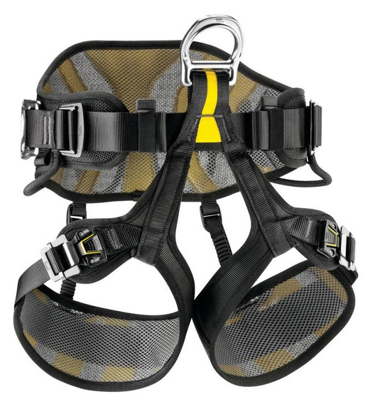 Arbeitssitz Petzl Avao Sit Fast Schwarz/Gelb