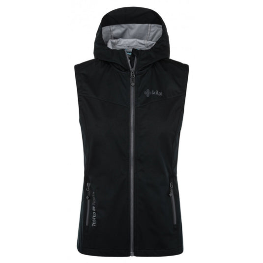 Damen-Softshellweste Kilpi Monilea-W Schwarz