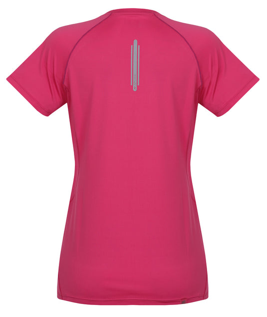 Damen-T-Shirt Hannah Speedlora karminrot