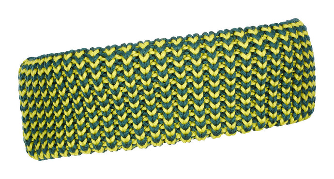 ORTOVOX Heavy Knit Stirnband Green Kiefer