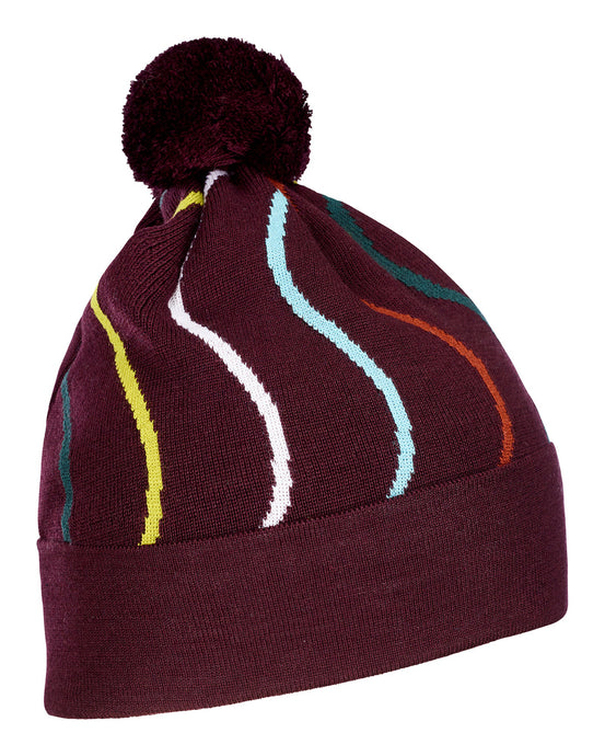 Mütze ORTOVOX Line Finder Beanie Dark Wine