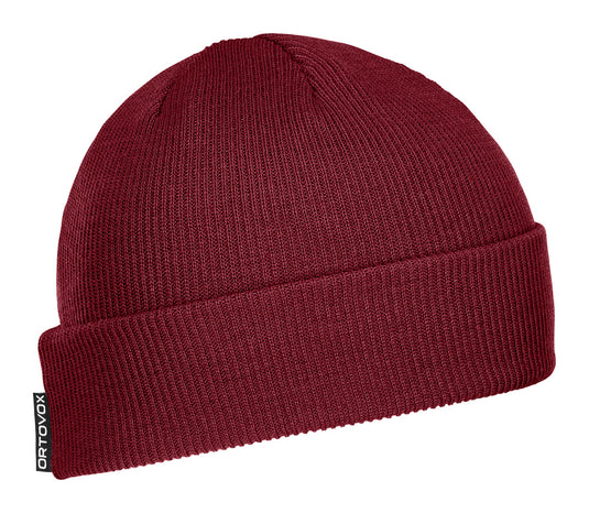 Mütze ORTOVOX Nicholson Rib Beanie Dunkles Blut