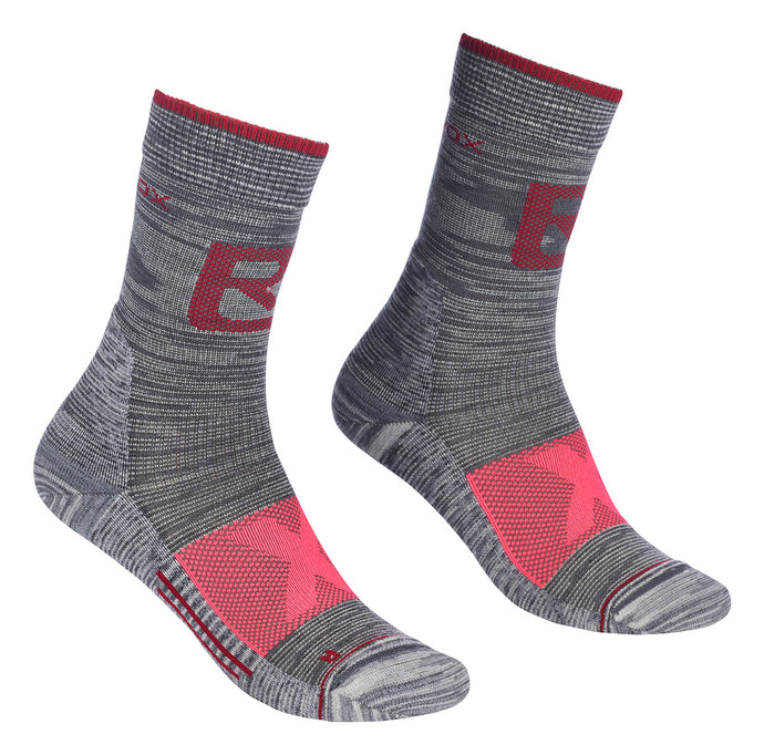 Damensocken ORTOVOX Alpinist Pro Compression Mid Grey