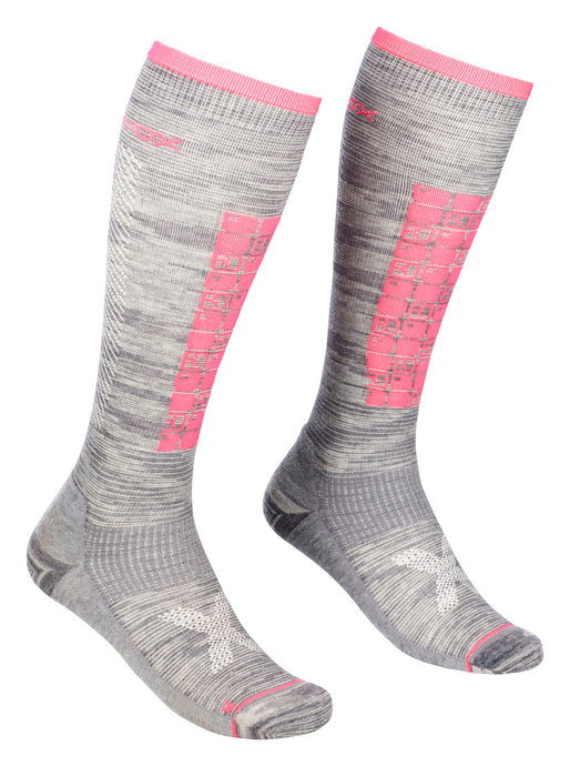 Damensocken ORTOVOX Ski Compression Long Grey Blend