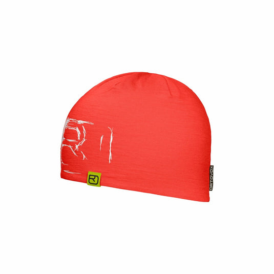 Mütze Ortovox 120 Tec Logo Beanie Coral Unisex