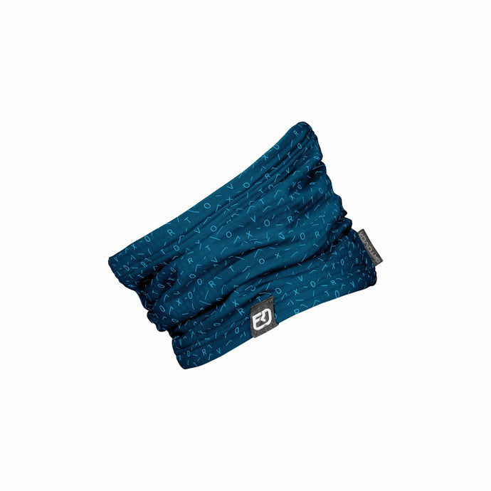 Halswärmer Ortovox Fleece Light Grid Neckwarmer Petrolblau Unisex