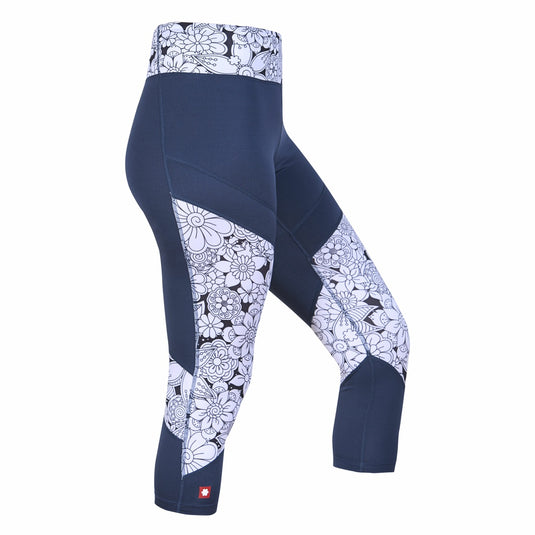 3/4-Leggings für Damen Ocún Rhea Blue Sargasso Sea