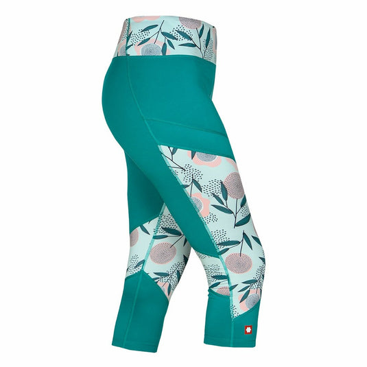 3/4-Leggings für Damen Ocún Rhea Green Porcelain