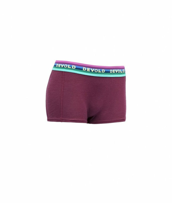 Sport-Boxershorts für Damen Devold Wandern Hipster Rote Bete