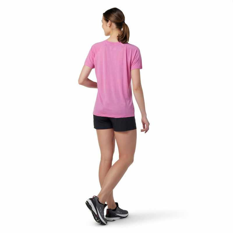 Laden Sie das Bild in Galerie -Viewer, Damen Funktions-T-Shirt Smartwool Merino Sport 120 Short Sleeve Fiji Flower Heather
