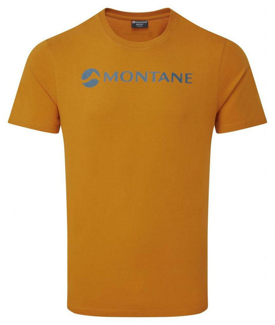 Herren-T-Shirt aus Baumwolle Montane Montane Mono Logo T-Shirt Inca Gold