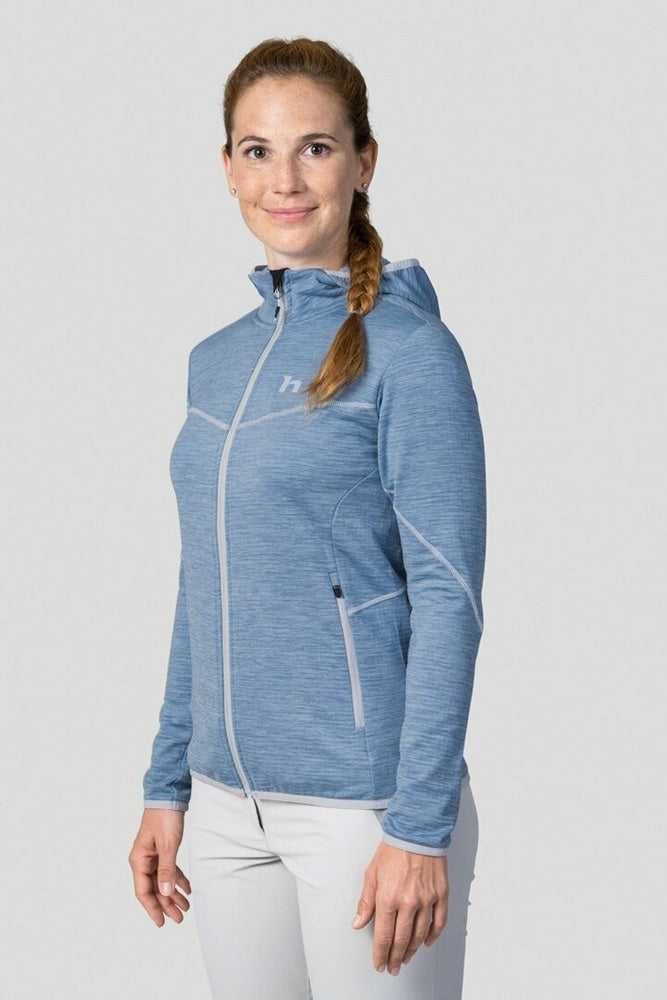 Laden Sie das Bild in Galerie -Viewer, Damen-Sweatshirt Hannah Dagnys Hoody Alaskanblau mel
