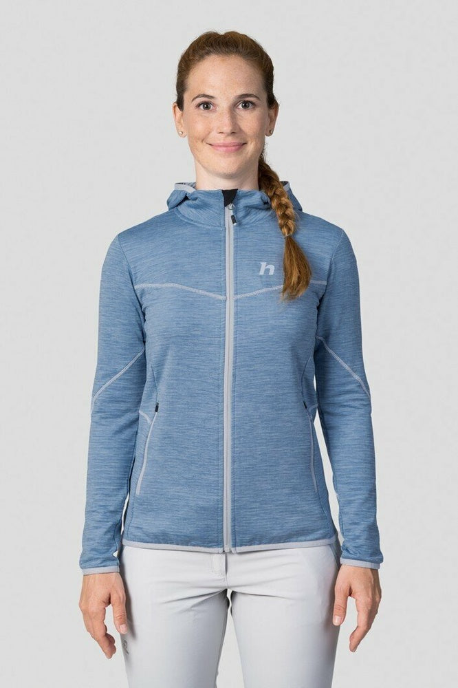 Laden Sie das Bild in Galerie -Viewer, Damen-Sweatshirt Hannah Dagnys Hoody Alaskanblau mel
