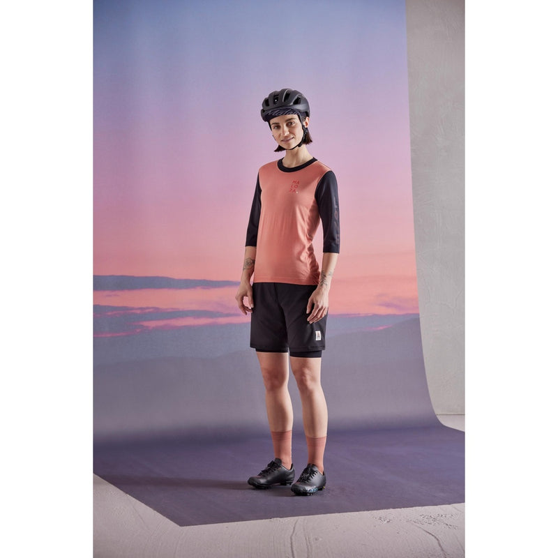 Laden Sie das Bild in Galerie -Viewer, Damen-Radsport-T-Shirt Maloja KastanieM Rosewood
