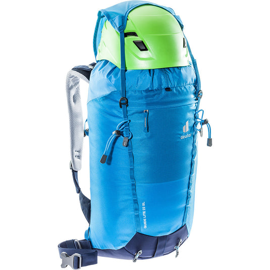 Damen-Kletterrucksack Deuter Guide Lite 22L SL Azurblau-Navy