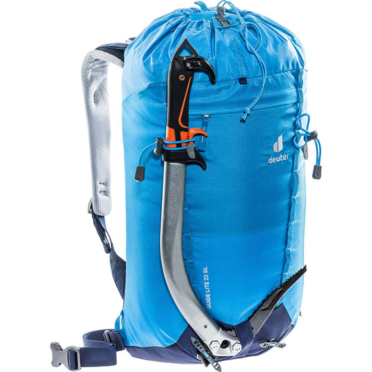 Damen-Kletterrucksack Deuter Guide Lite 22L SL Azurblau-Navy