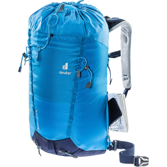 Damen-Kletterrucksack Deuter Guide Lite 22L SL Azurblau-Navy