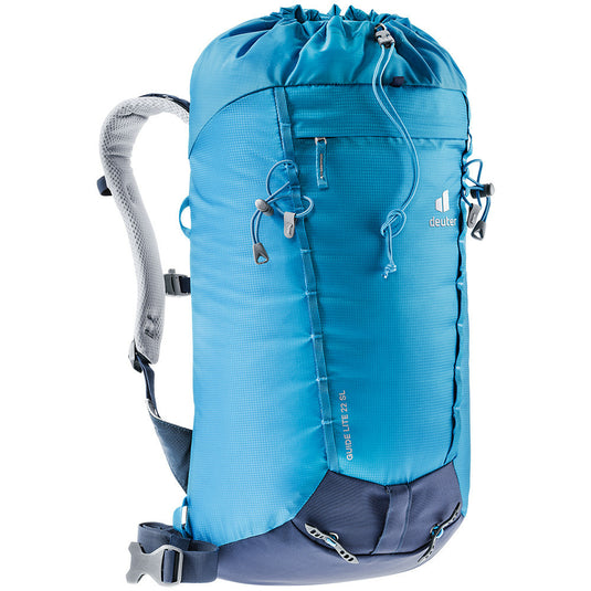 Damen-Kletterrucksack Deuter Guide Lite 22L SL Azurblau-Navy