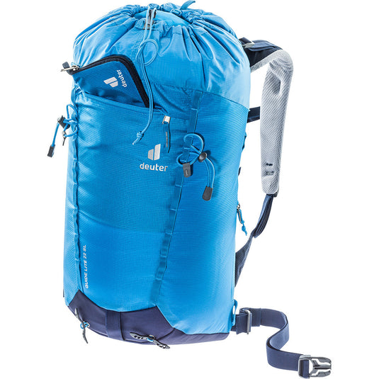 Damen-Kletterrucksack Deuter Guide Lite 22L SL Azurblau-Navy