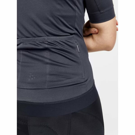 Damen-Radtrikot Craft Essence schwarz