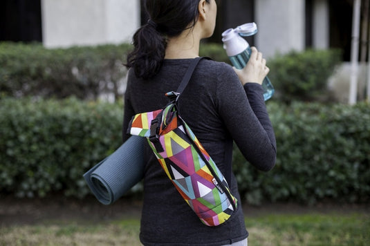 Flaschenkühltasche Packit Weintasche gestreift grau