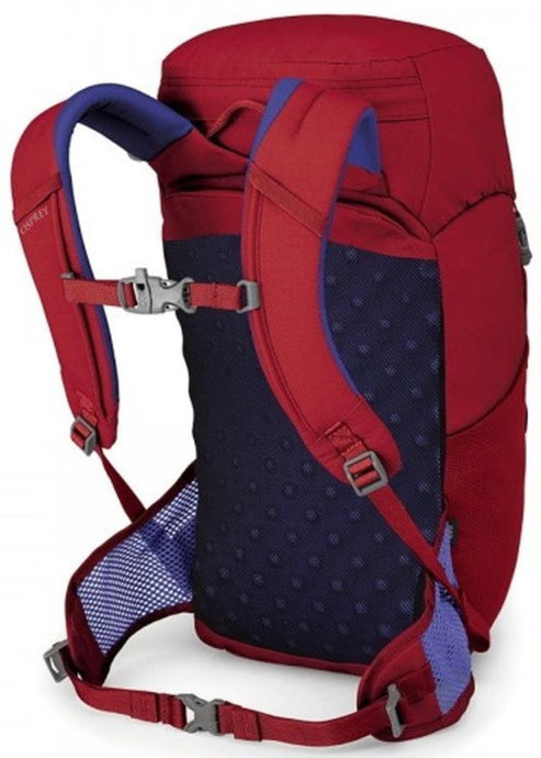 Kinderrucksack Osprey Jet 18L II kosmisch rot