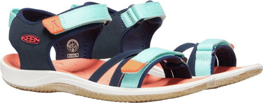 Kindersandalen KEEN Verano Youth schwarz iris/blau getönt