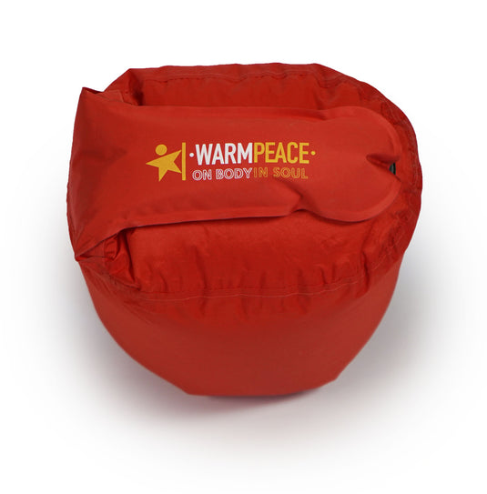 Aufblasbare Tasche pro Warmpeace Stratus lite Ziegelrot