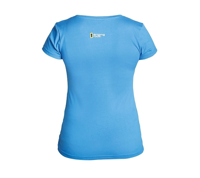 Damen-T-Shirt Singing Rock Blue Mountain