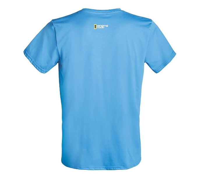 Herren-T-Shirt Singing Rock Blue Mountain