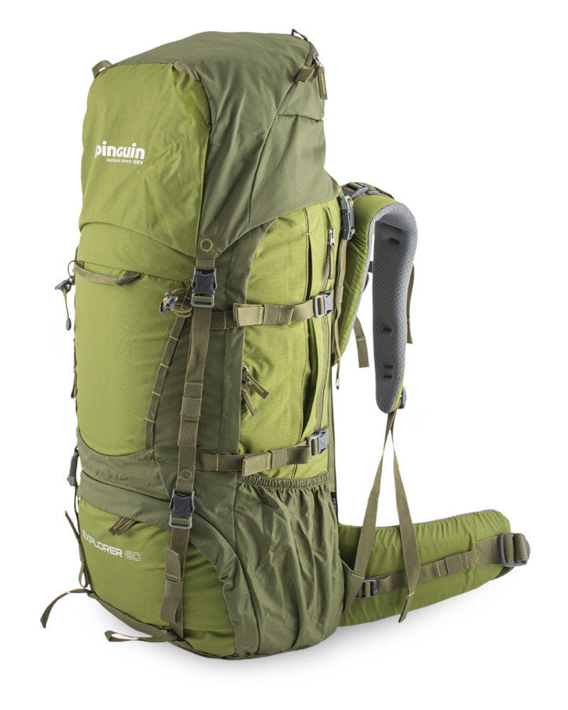 Laden Sie das Bild in Galerie -Viewer, Rucksack Pinguin Explorer 60L 2020 Khaki
