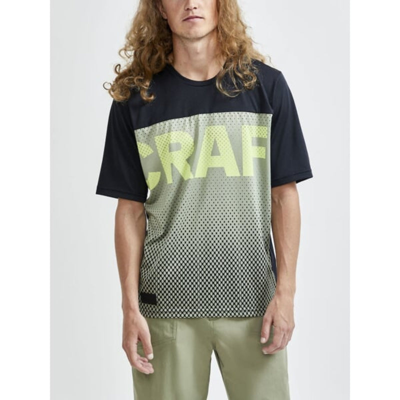 Laden Sie das Bild in Galerie -Viewer, Herren-Radtrikot CRAFT CORE Offroad XT SS schwarz/grün
