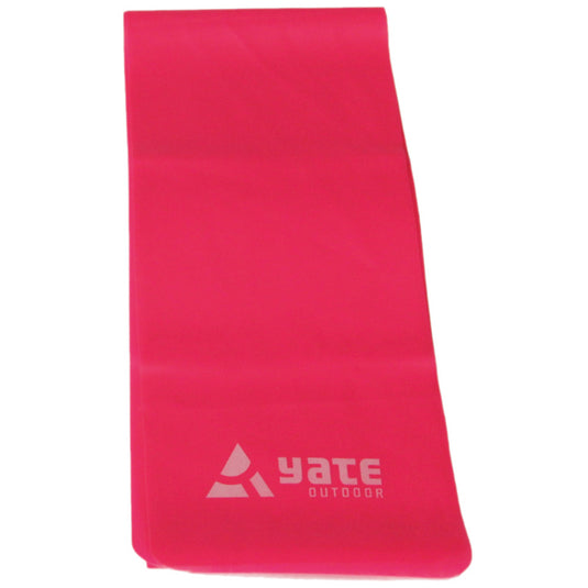 Trainingsgürtel YATE Fit Band 25 m x 15 cm mittlere Steifigkeit, rot