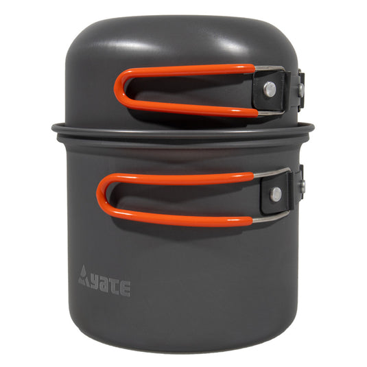 Yate Summit 4 Kochgeschirrset Topf 1,5 l, 1 l + Deckel 0,75 l, 0,5 l