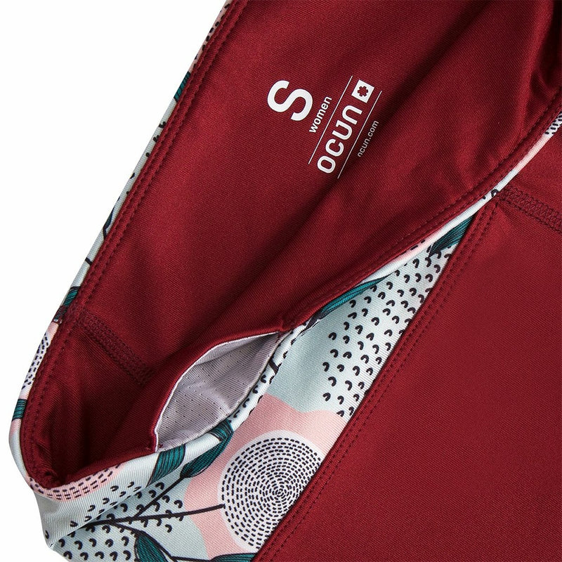 Laden Sie das Bild in Galerie -Viewer, Damen-Leggings Ocún Rhea Wine Merlot
