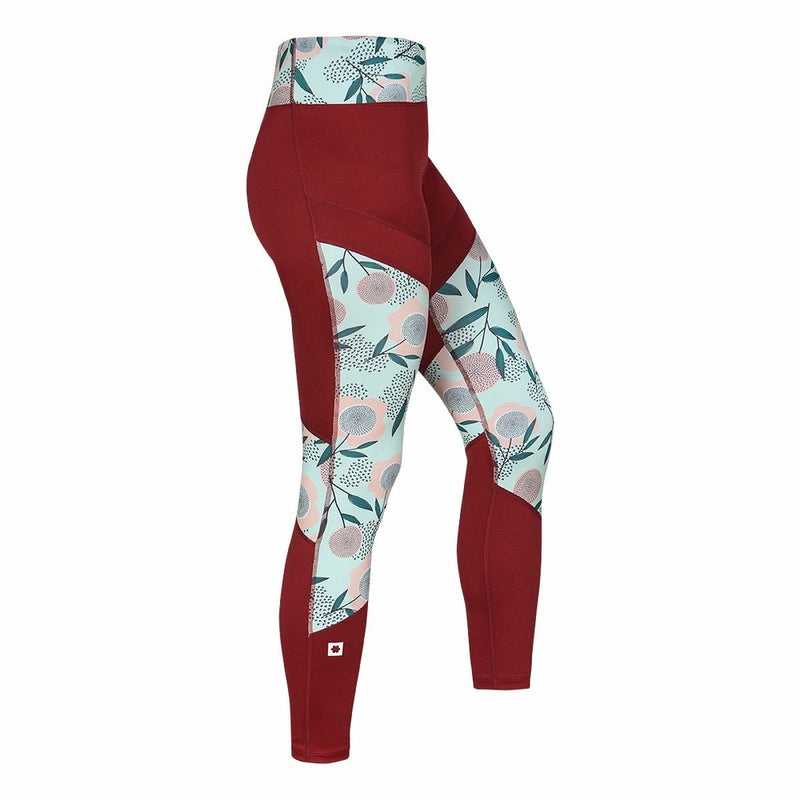 Laden Sie das Bild in Galerie -Viewer, Damen-Leggings Ocún Rhea Wine Merlot
