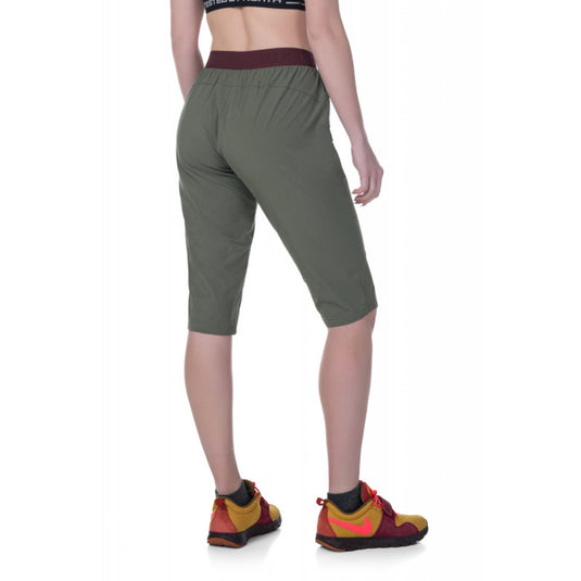 Outdoor-3/4-Hose für Damen Kilpi Meedin-W Dunkelrot