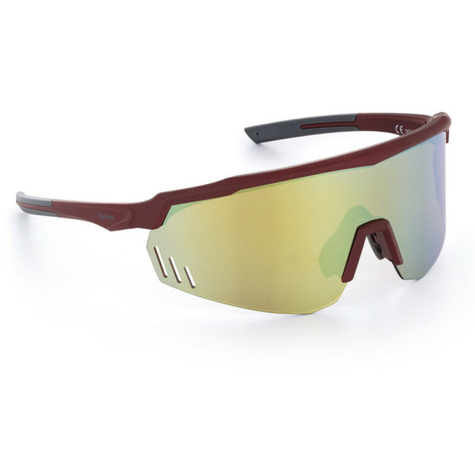 Sonnenbrille Kilpi Lecanto-U dunkelrot UNI