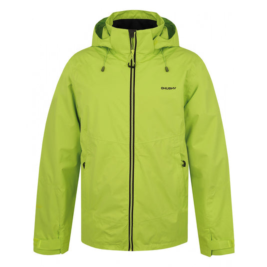 Herren Hardshelljacke Husky Nelory M Helligkeit. Grün