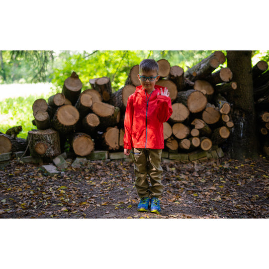 Kinder-Outdoorjacke Husky Zunat K rot