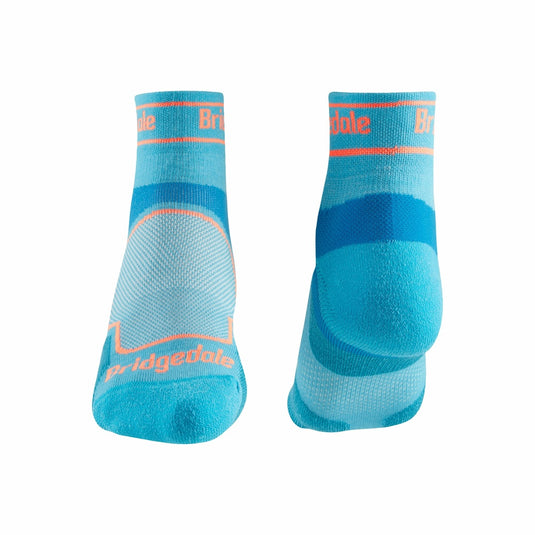 Damensocken Bridgedale Trail Run UL T2 CS Low Damen blau