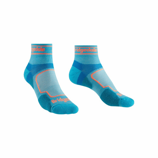 Damensocken Bridgedale Trail Run UL T2 CS Low Damen blau