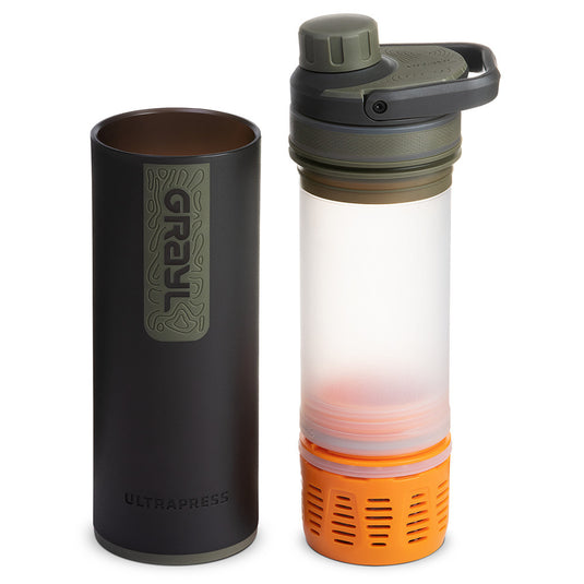 Grayl UltraPress® Purifier Bottle Camp Black Filtersystem