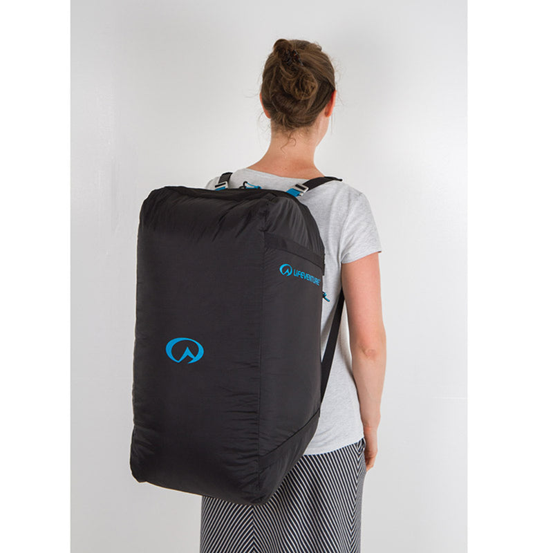 Laden Sie das Bild in Galerie -Viewer, Reisetasche Lifeventure Packable Duffle 70L schwarz
