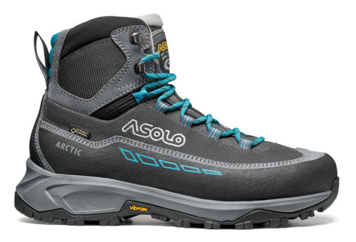 Damenstiefel ASOLO Arctic GV ML grau/gunmetal/blauer Pfau