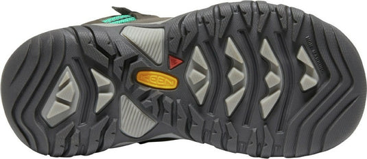 Kinderschuhe KEEN Ridge Flex Mid WP Kinder magnet/grünlake