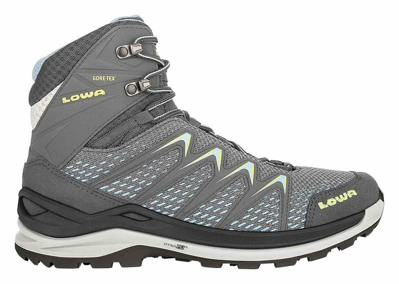 Laden Sie das Bild in Galerie -Viewer, Damenschuhe LOWA Pro GTX Mid Graphite / Mint
