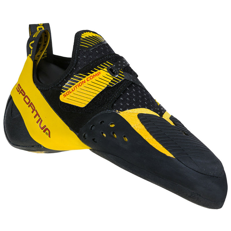 Laden Sie das Bild in Galerie -Viewer, Kletterschuhe La Sportiva Solution Comp schwarz/gelb
