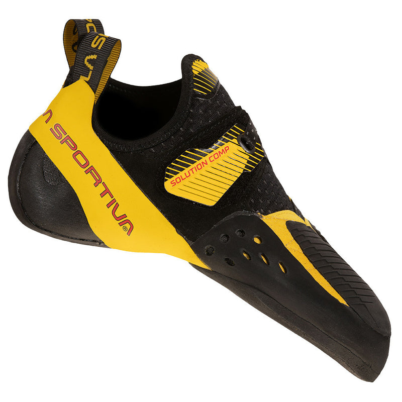 Laden Sie das Bild in Galerie -Viewer, Kletterschuhe La Sportiva Solution Comp schwarz/gelb
